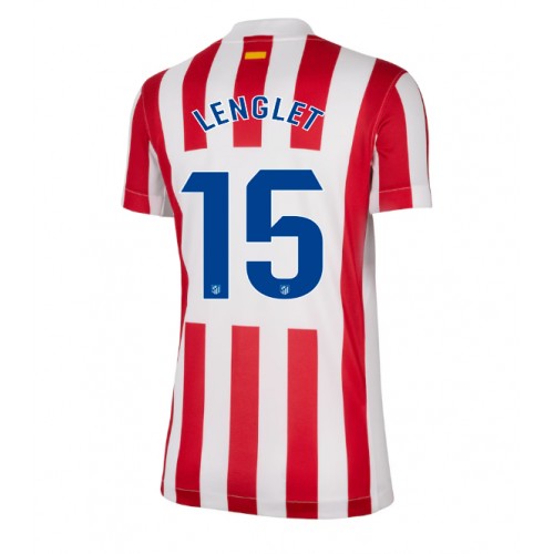Stroje piłkarskie Atletico Madrid Clement Lenglet #15 Koszulka Podstawowej dla damskie 2025-26 Krótki Rękaw